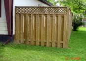 Fence with lattice
